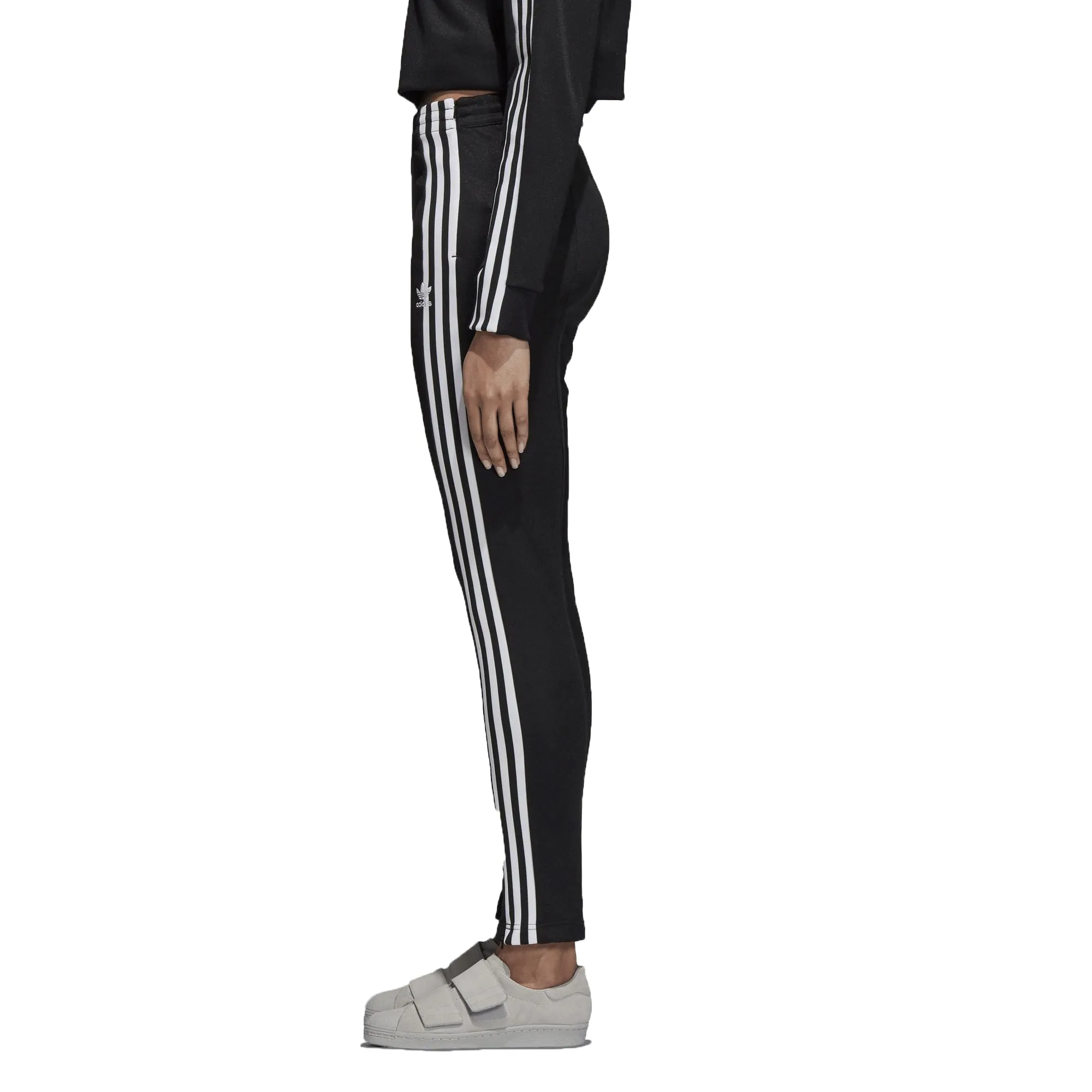 Adidas Originals 3-Stripes Women's Athletic Track Pants Black/White