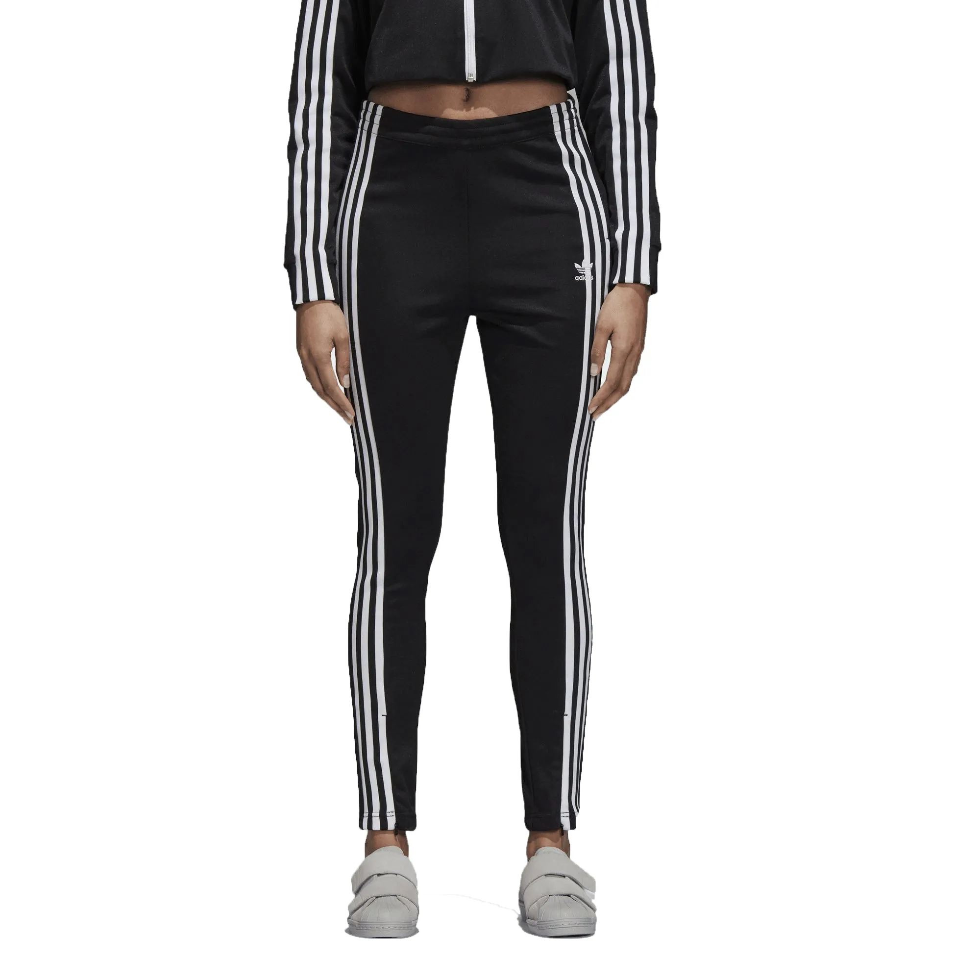 Adidas Originals 3-Stripes Women's Athletic Track Pants Black/White