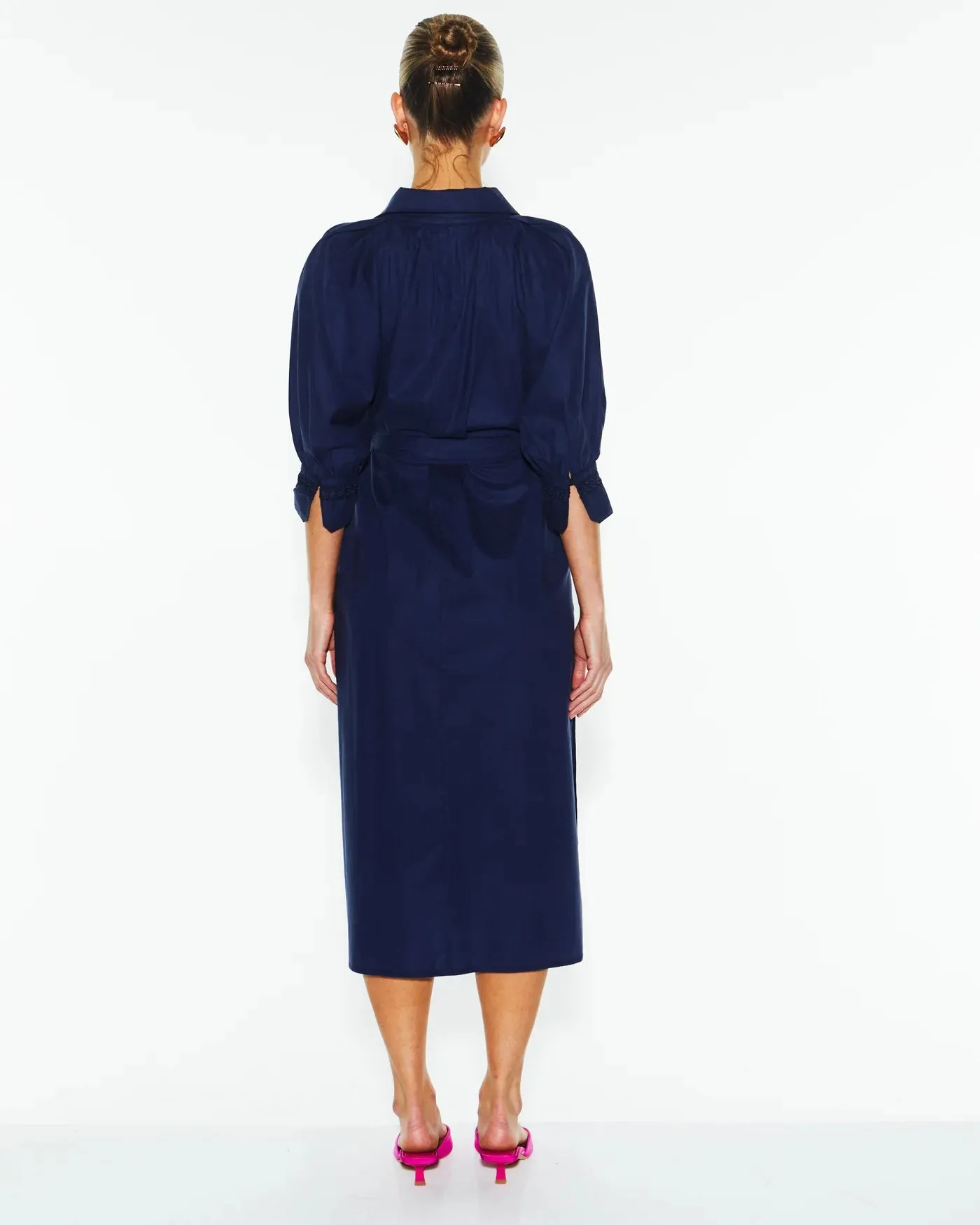 Almighty Shirt Dress - Navy