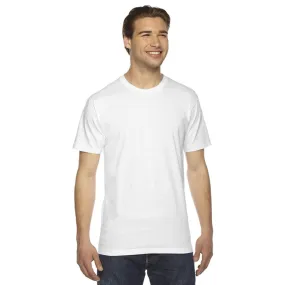 American Apparel Unisex White Fine Jersey Short-Sleeve T-Shirt