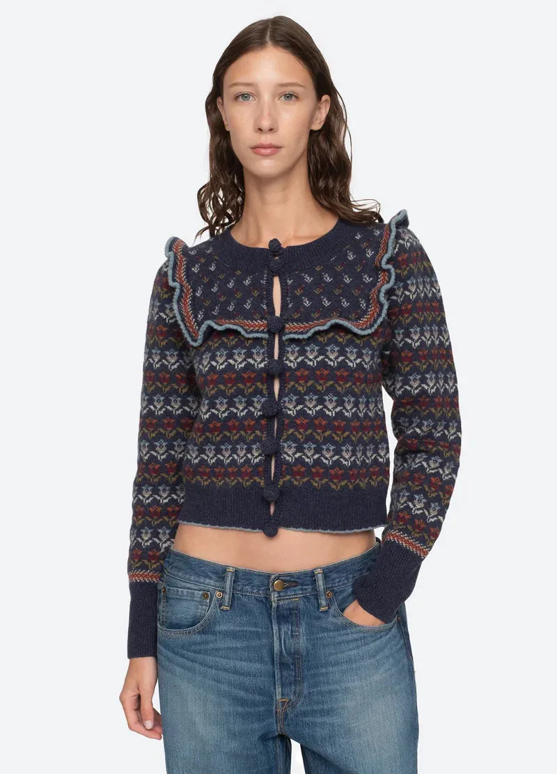 Anna Knits L/Slv Cardigan - Multi