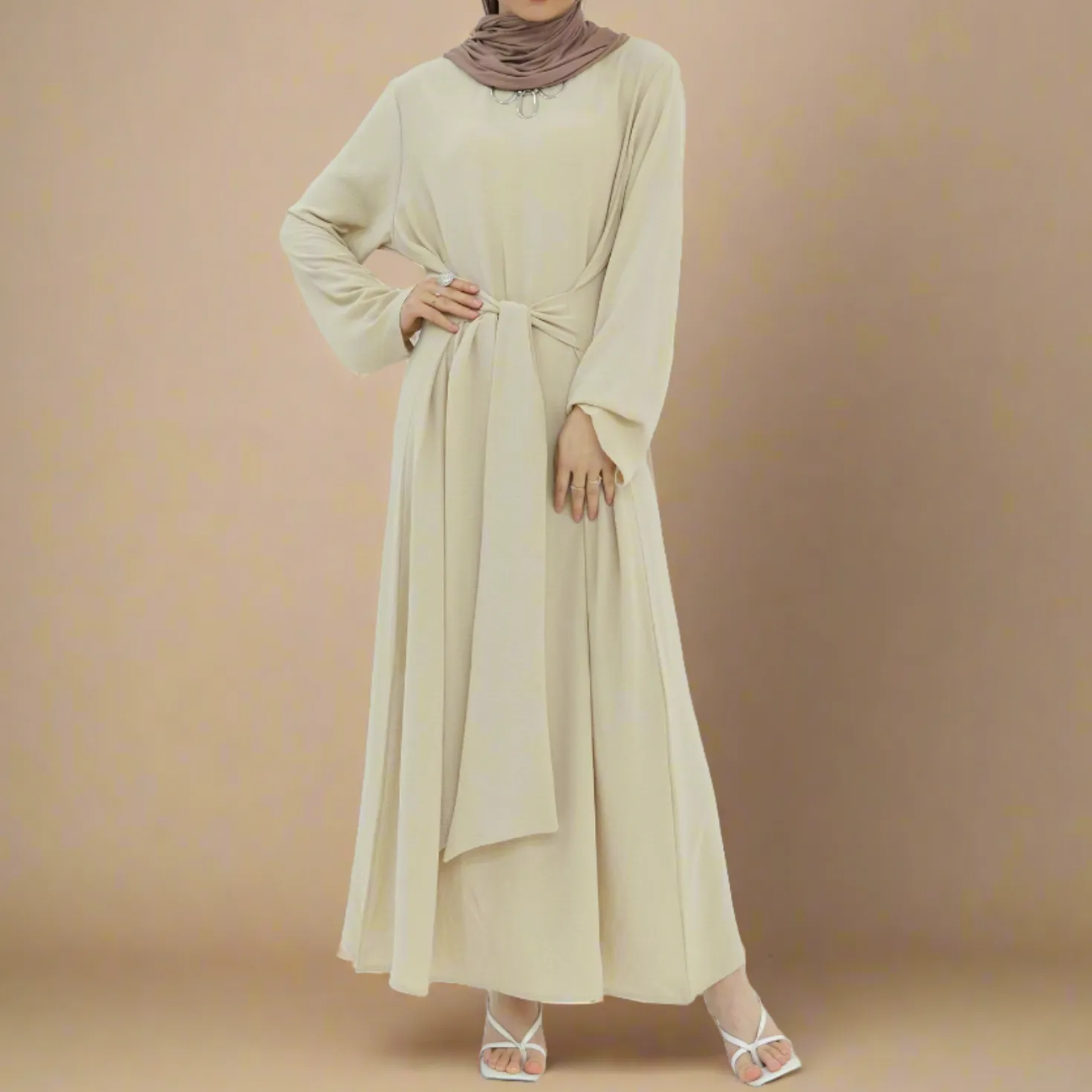 Aylana Long Sleeve Wrap Dress