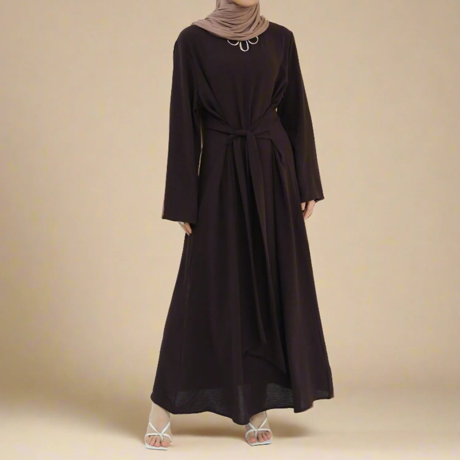 Aylana Long Sleeve Wrap Dress