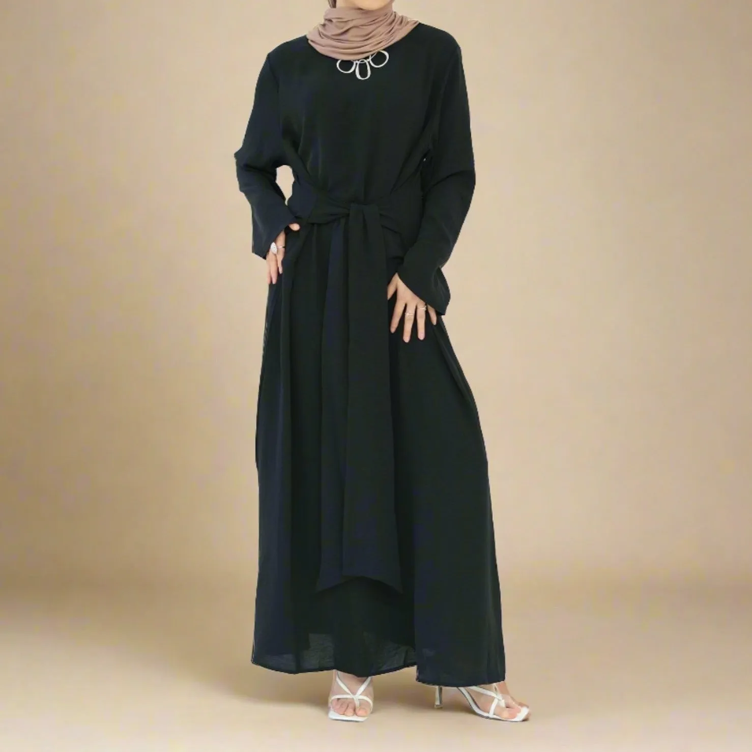 Aylana Long Sleeve Wrap Dress