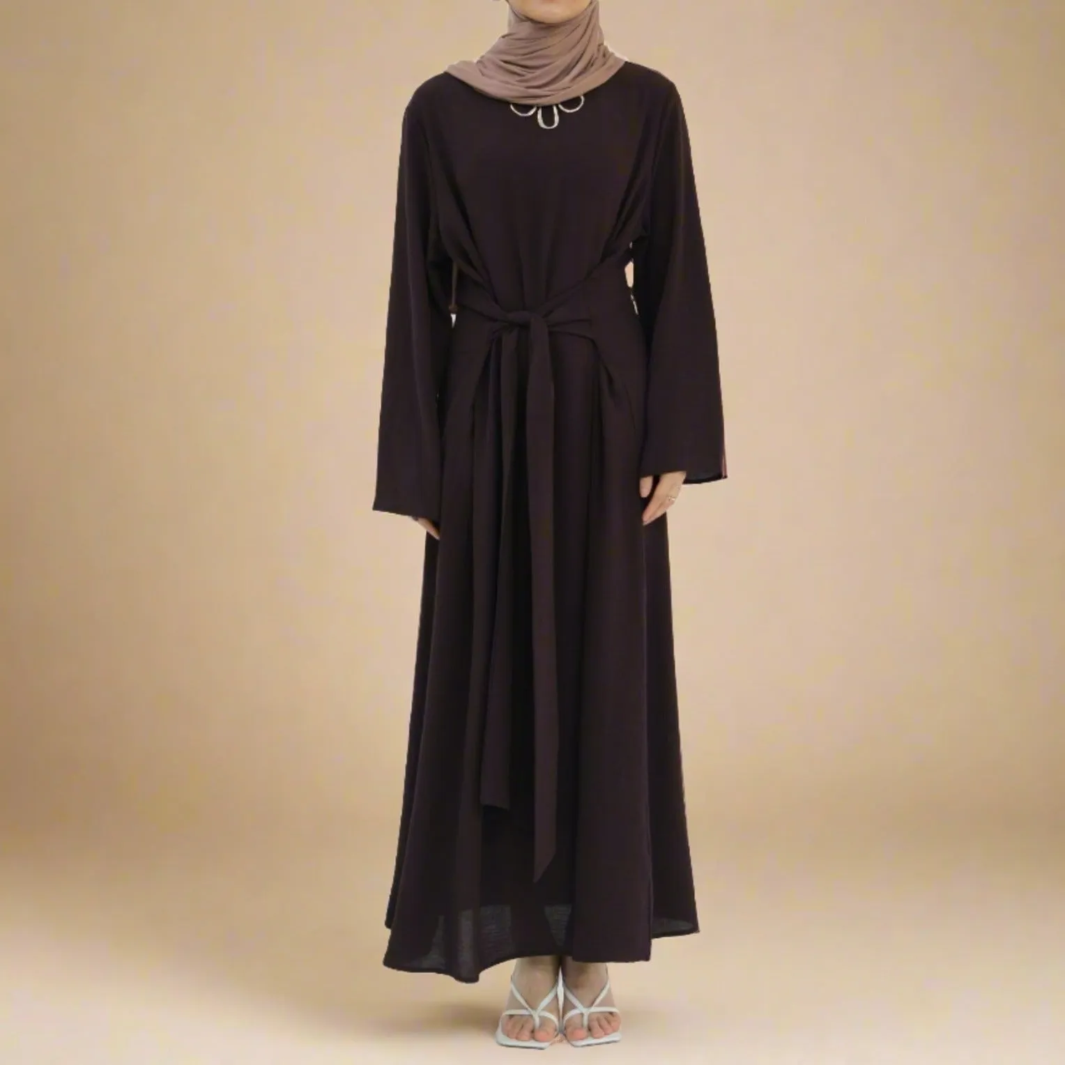 Aylana Long Sleeve Wrap Dress