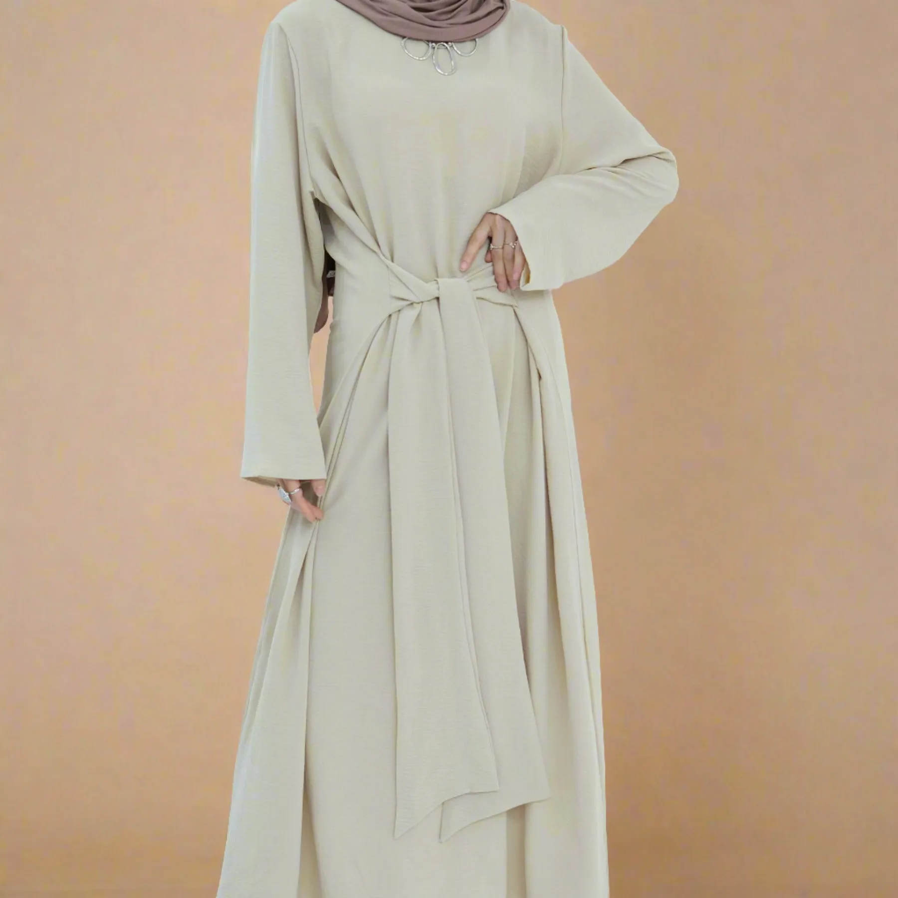 Aylana Long Sleeve Wrap Dress