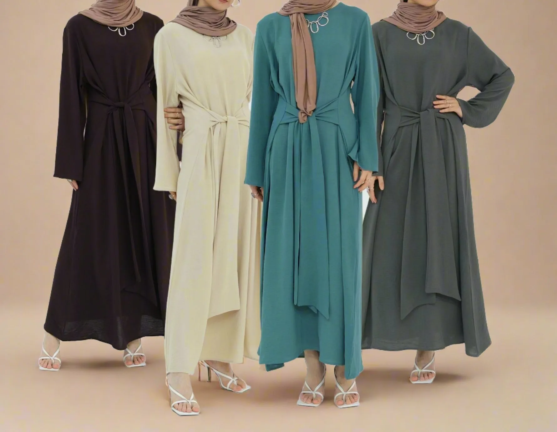 Aylana Long Sleeve Wrap Dress