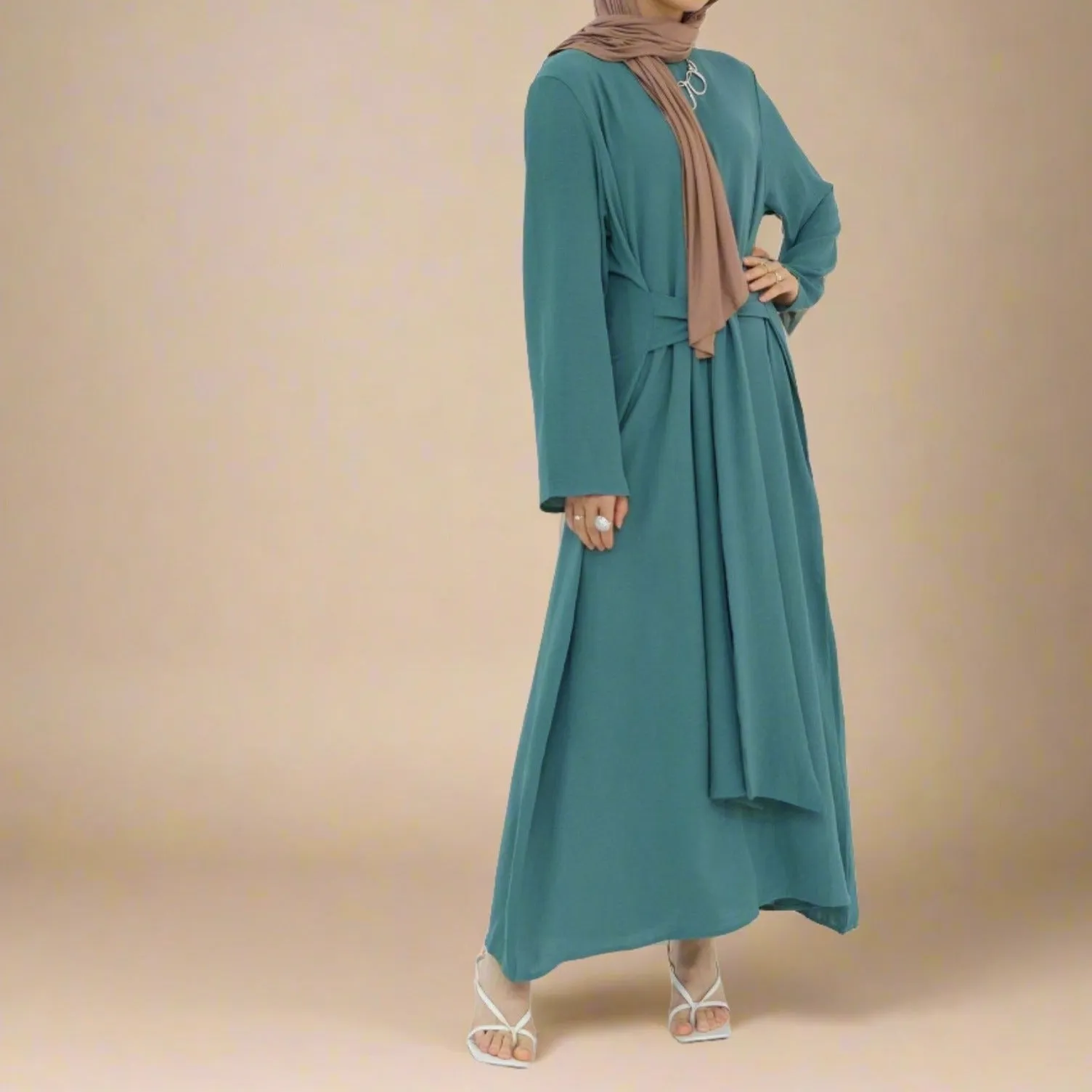 Aylana Long Sleeve Wrap Dress