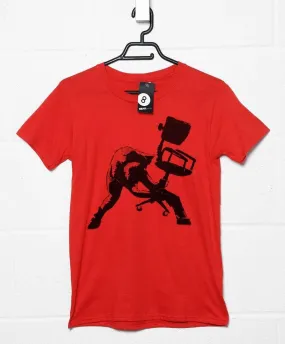 Banksy Office Chair Clash T-Shirt