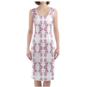 Bodycon Dress - "Orchid Kaleidoscope"