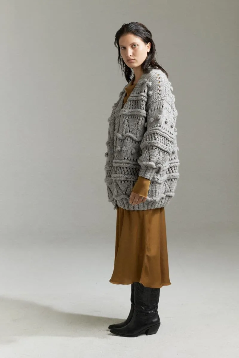 BRIGITTE'S LONGER SISTER OVERSIZED CARDIGAN