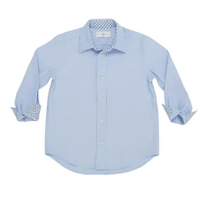 Brooks Button Down in Andover Blue with Chatham Check