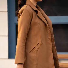 Brown Wool Coat PW4279