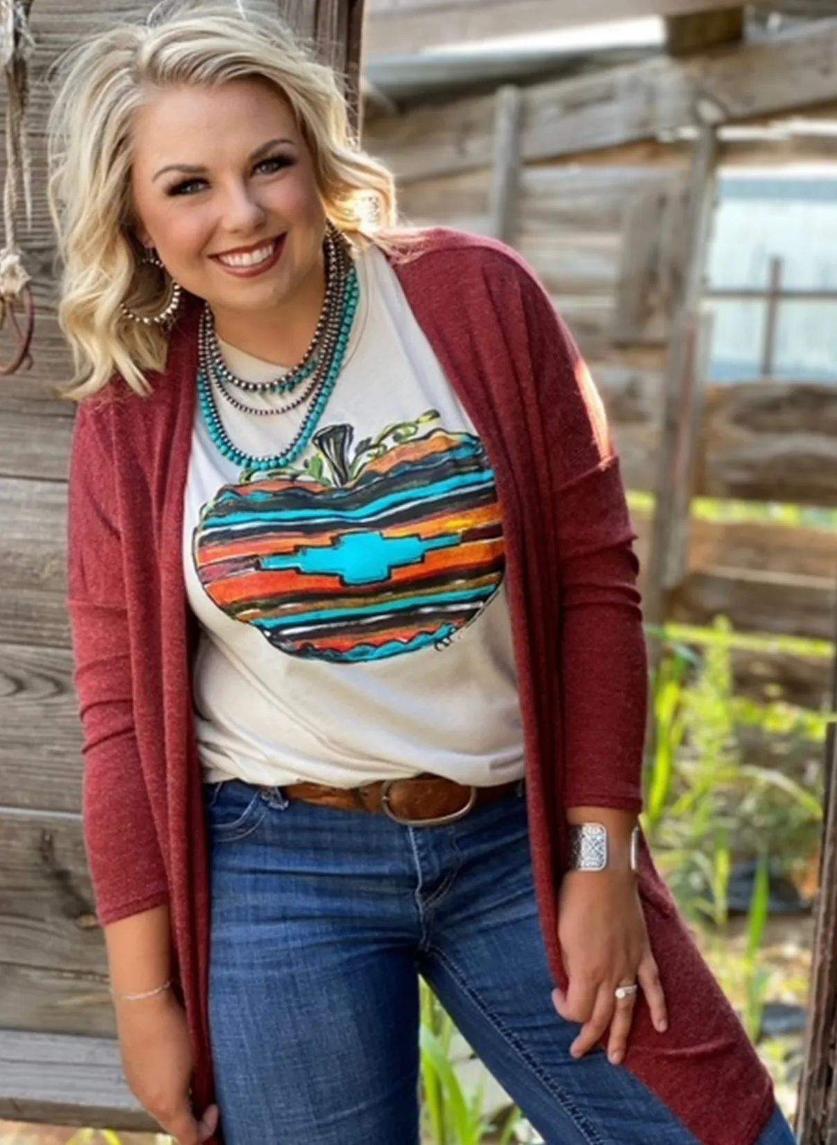 Callie’s Aztec Pumpkin Graphic Tee