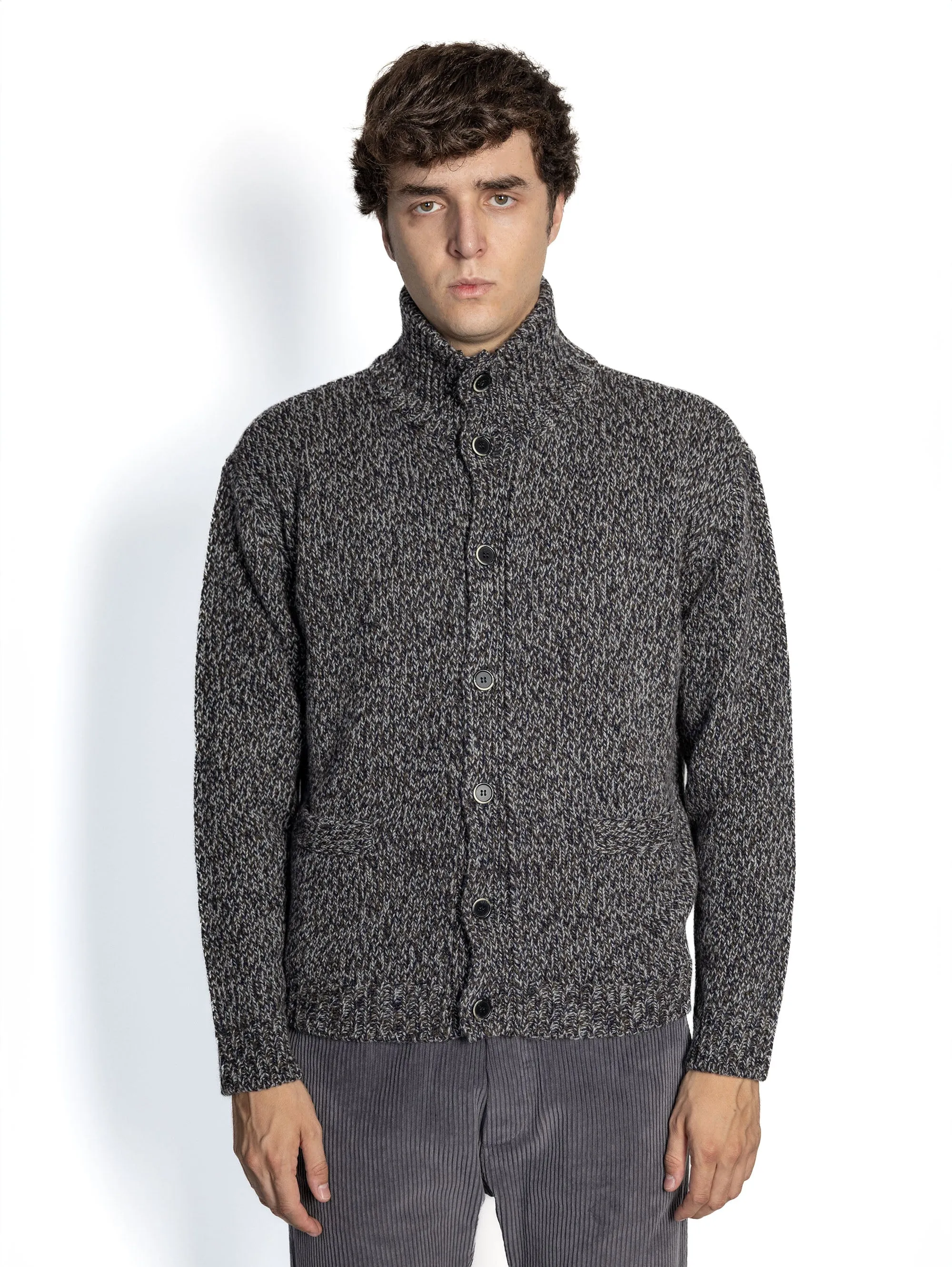 Cardigan a Trecce Malva