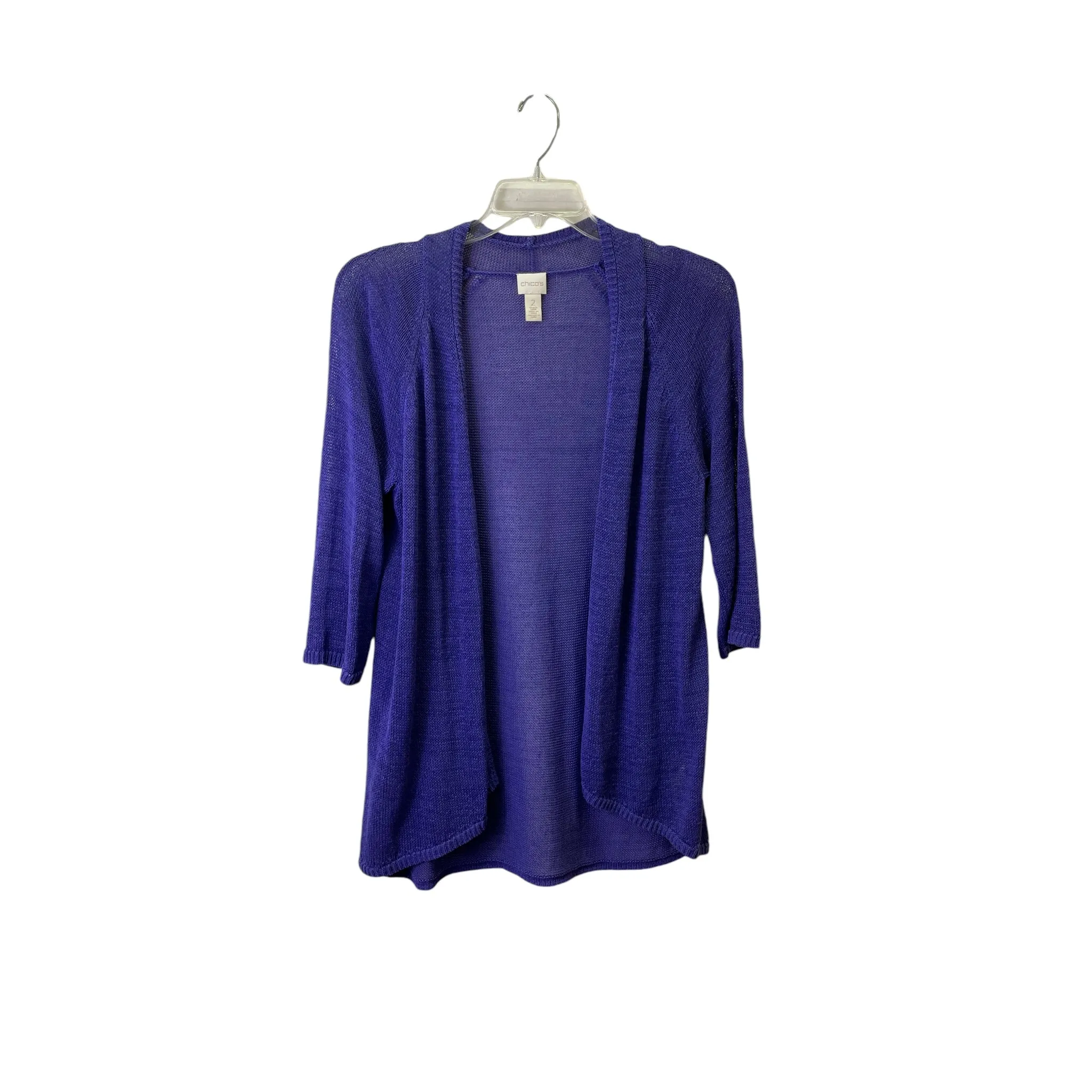 Cardigan By Chicos In Purple, Size:L