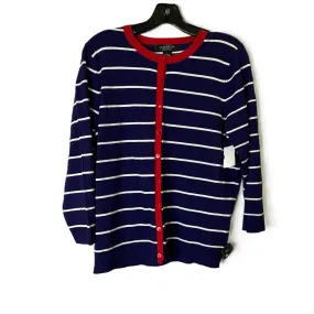 Cardigan By Clothes Mentor In Navy, Size: L