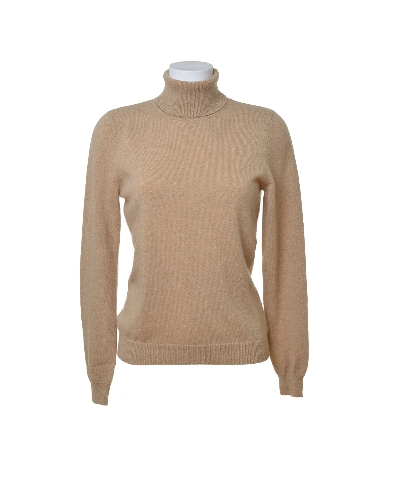 Cashmere Grey Roll Neck Jumper-Woodcock & Cavendish