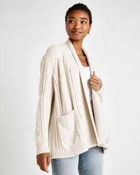 Cora Cable Open Cardigan