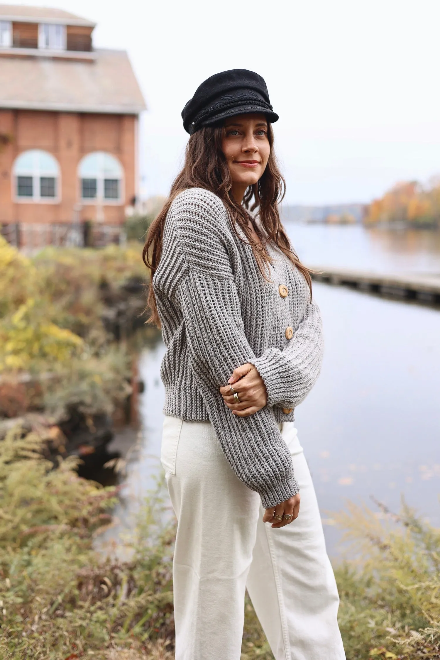 Crochet Kit - Nantucket Ribbed Cardigan