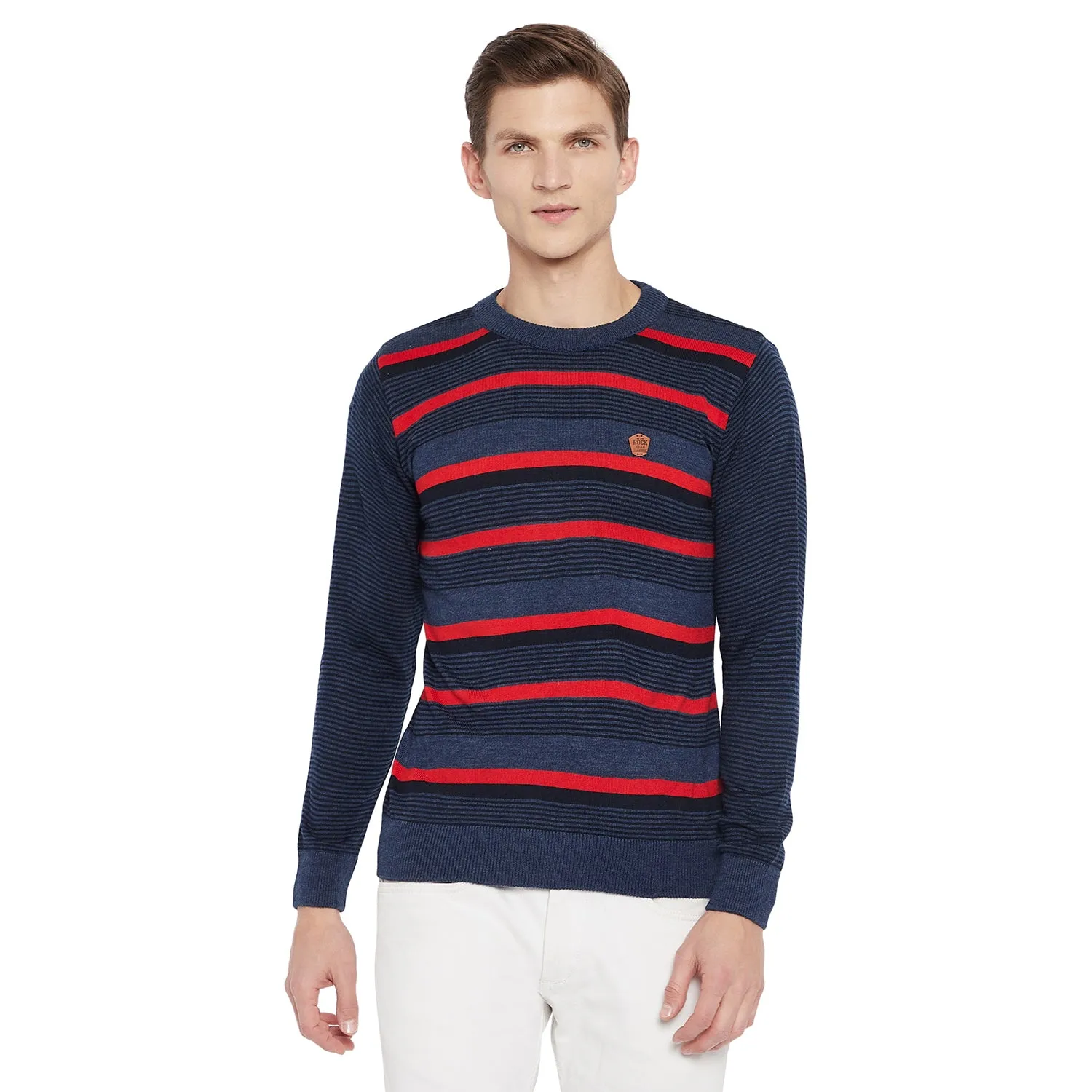 Duke Stardust Men Full Sleeve Round Neck Sweater (SDS8043)