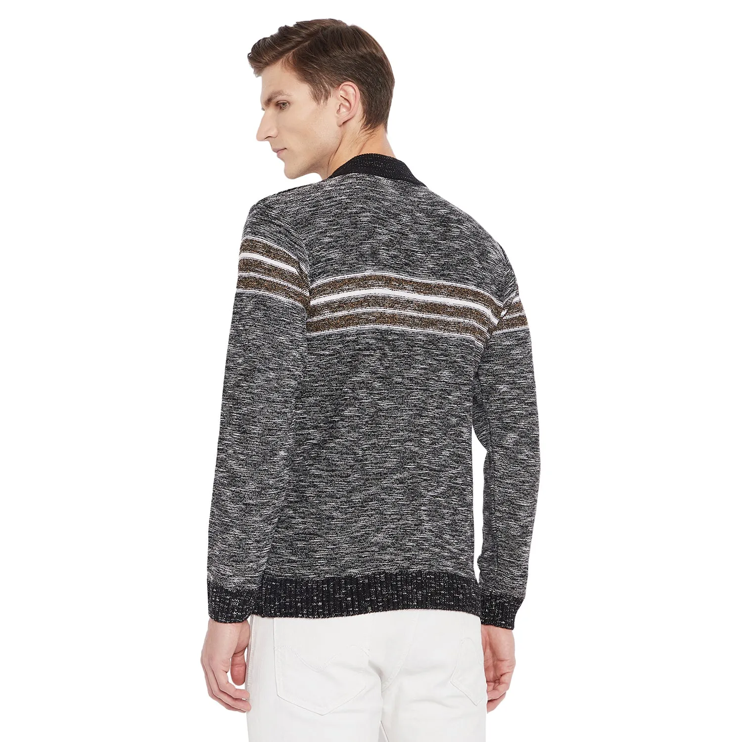 Duke Stardust Men Full Sleeve Zipper Sweater (SDS596)