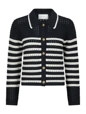 Effie Knit Cardigan - Navy