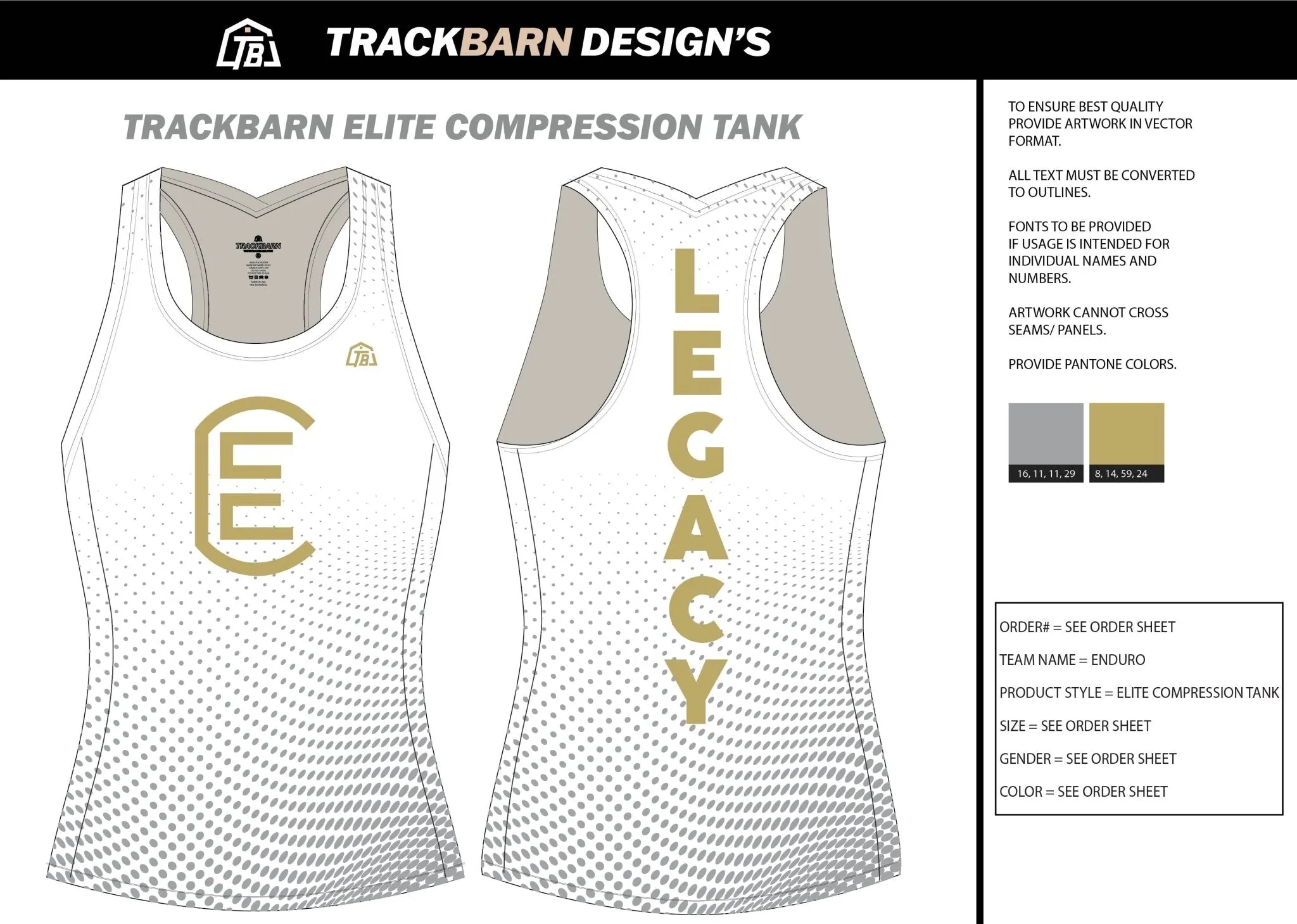 Enduro-- Womens Compression Tank