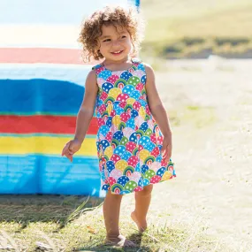 Floral Rainbow Dress, Size 18M-6Yrs