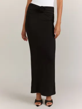 Fore Collection Rosette Maxi Skirt - Brands We Love