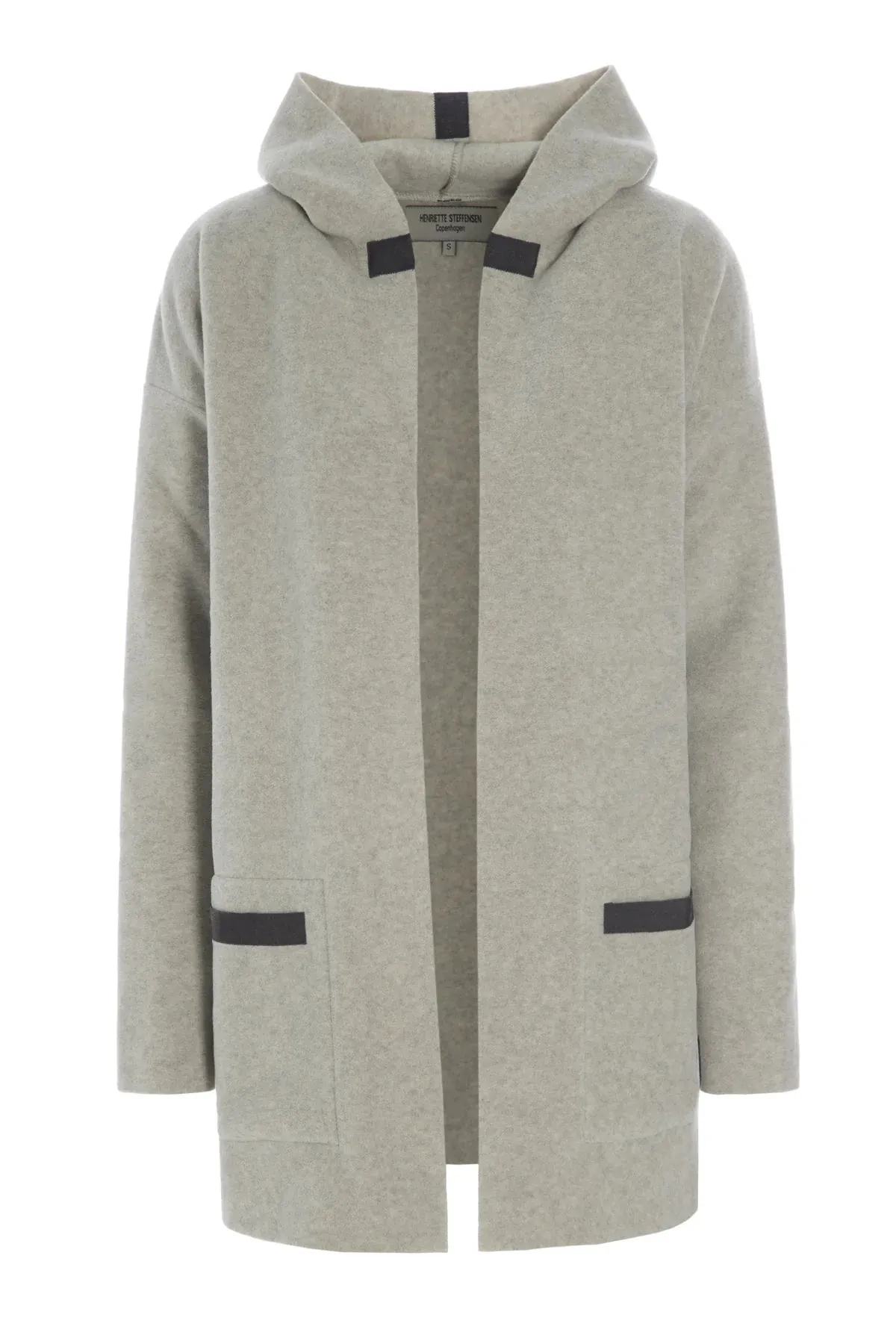 Henriette Steffensen Cardigan with Hood in Sand