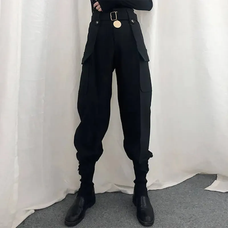 High Cargo Vintage Harajuku Halloween Waist Pants