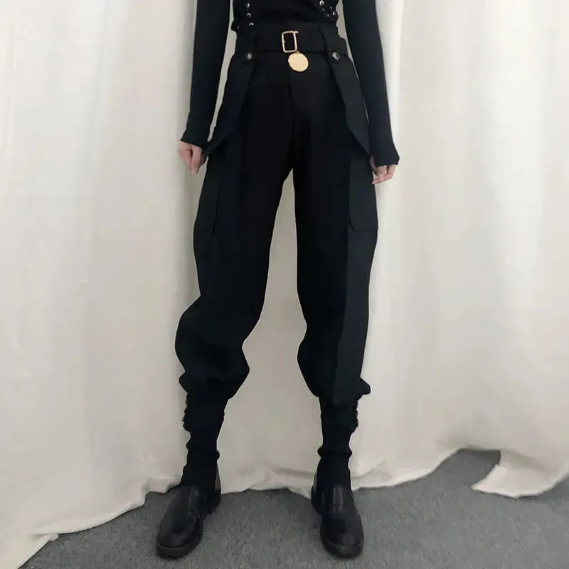 High Cargo Vintage Harajuku Halloween Waist Pants