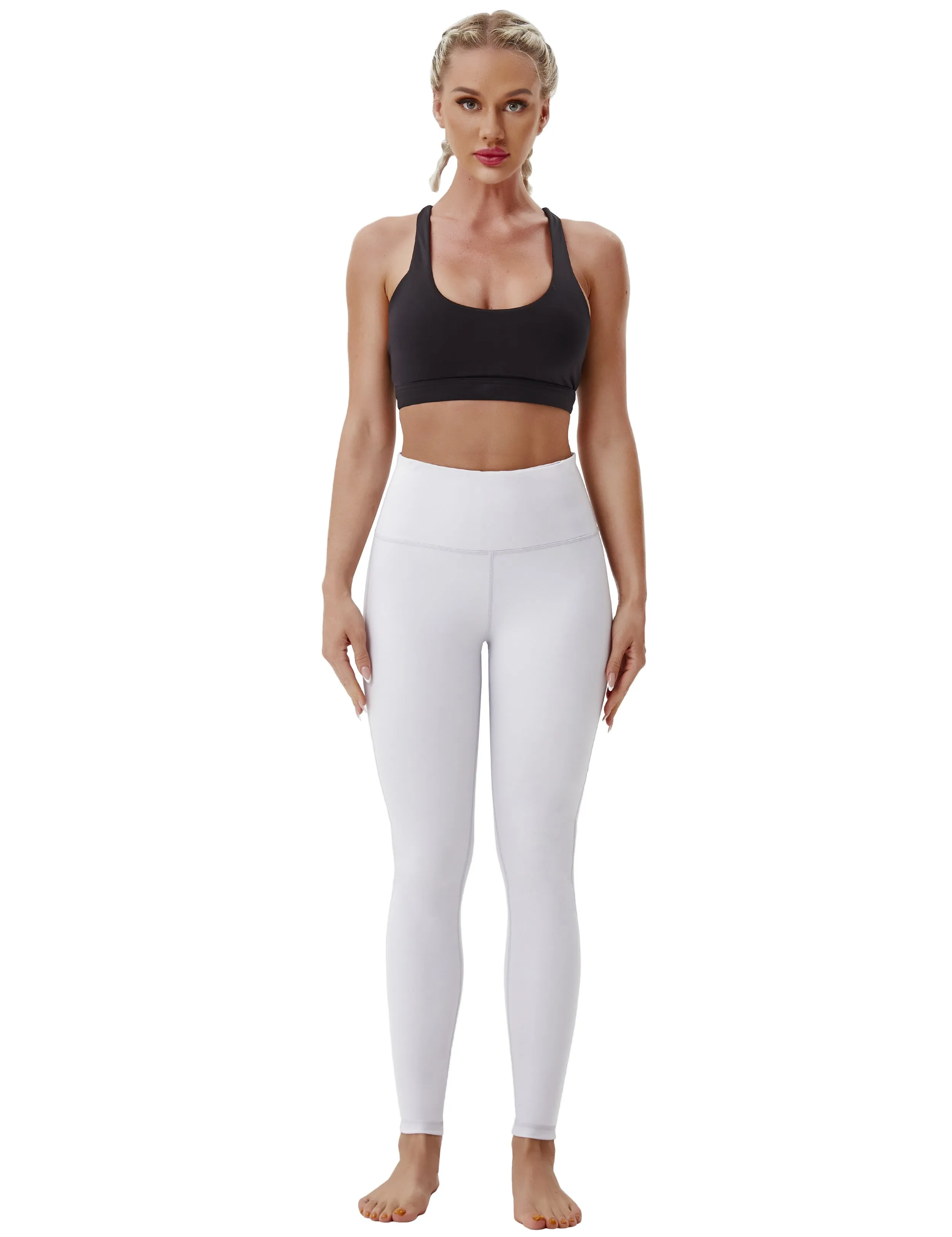 High Waist Side Line Golf Pants lightgray_Golf