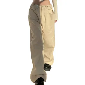 High Waist Straight Baggy Pants