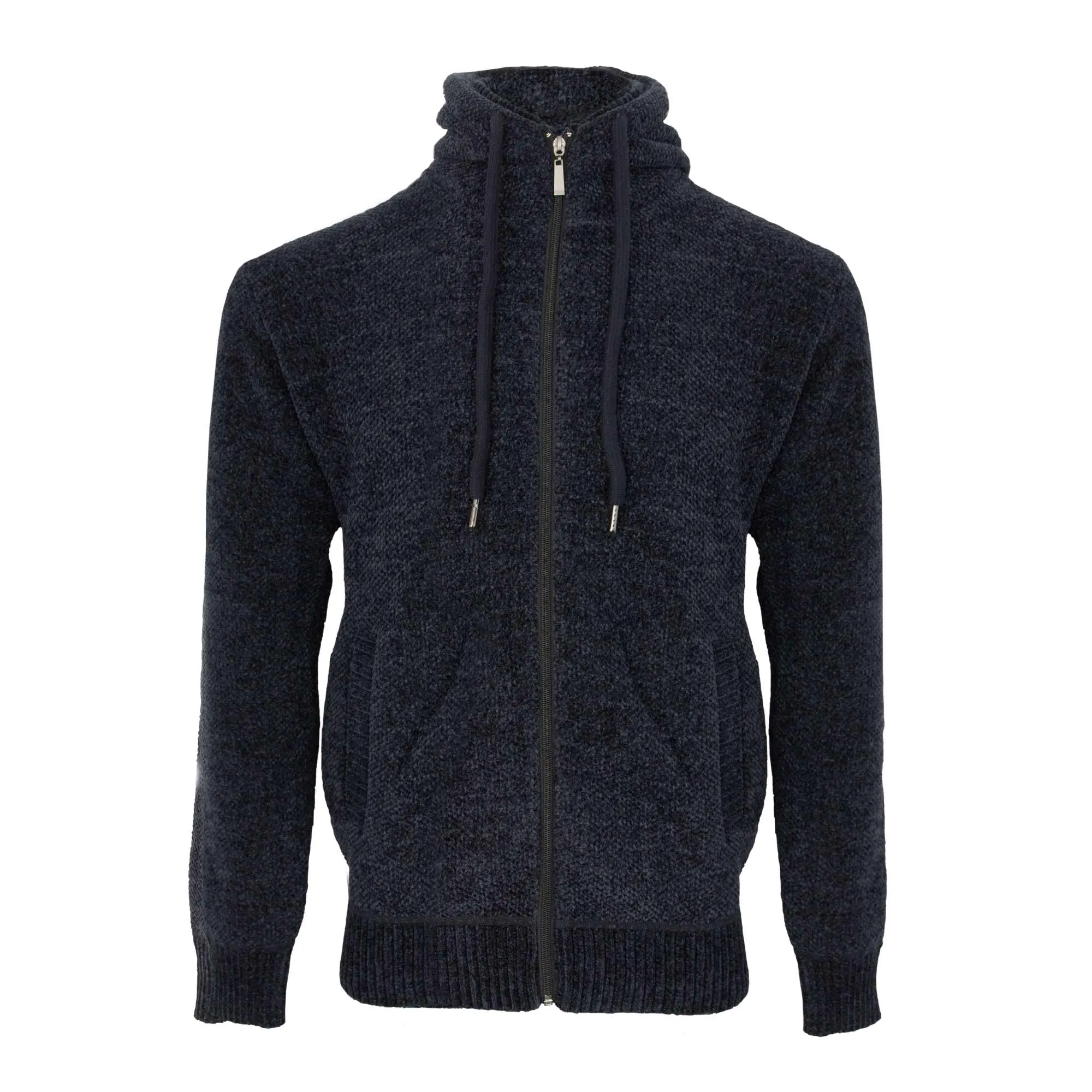 Hutson Harbour Soft Touch Zip Up Cardigan - Dark Blue