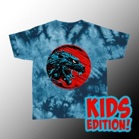 J. Bannon “Destroyer Of Worlds: Lightning” Kids Navy Tie-Dye T-Shirt