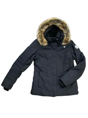 Jacket Puffer & Quilted By Cmb In Black, Size: 12