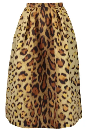 Jaguar Pleated Full Skirt