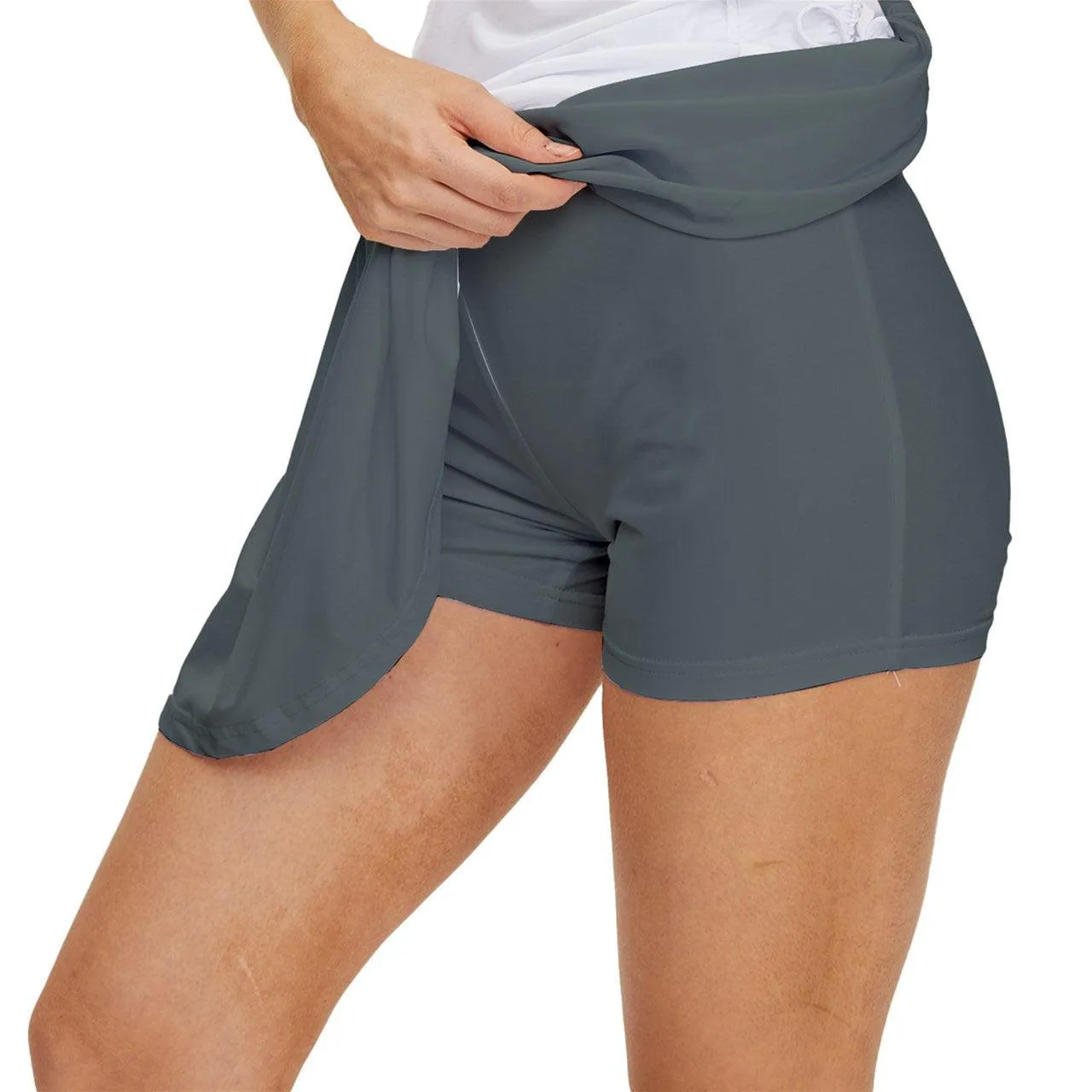 Jana Two Tone Active Top Tee & Skort Set