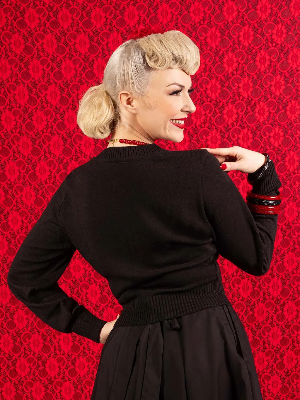 Jayne Black 1950s Cardigan