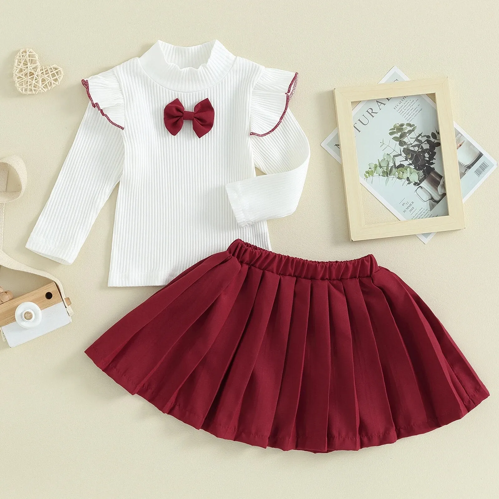 JULES Bowtie Skirt Outfit