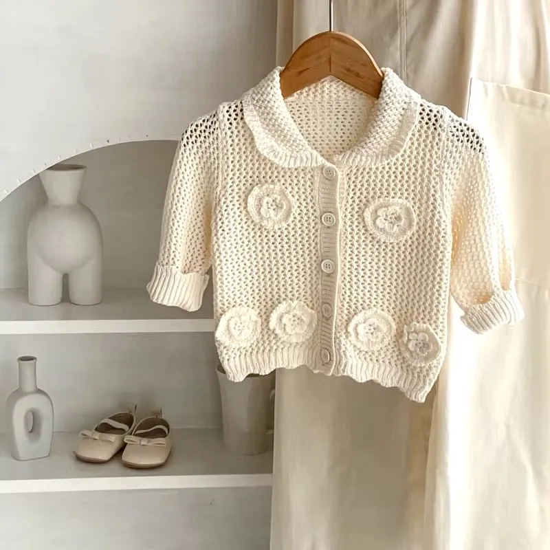 Knitted Crochet Cardigan