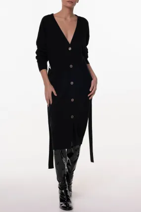 Lani Cashmere Long Cardigan In Embassy