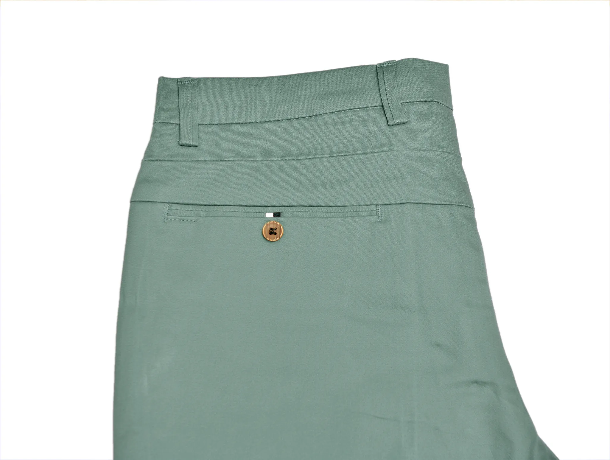 Laurel Green Cotton Chinos Pants