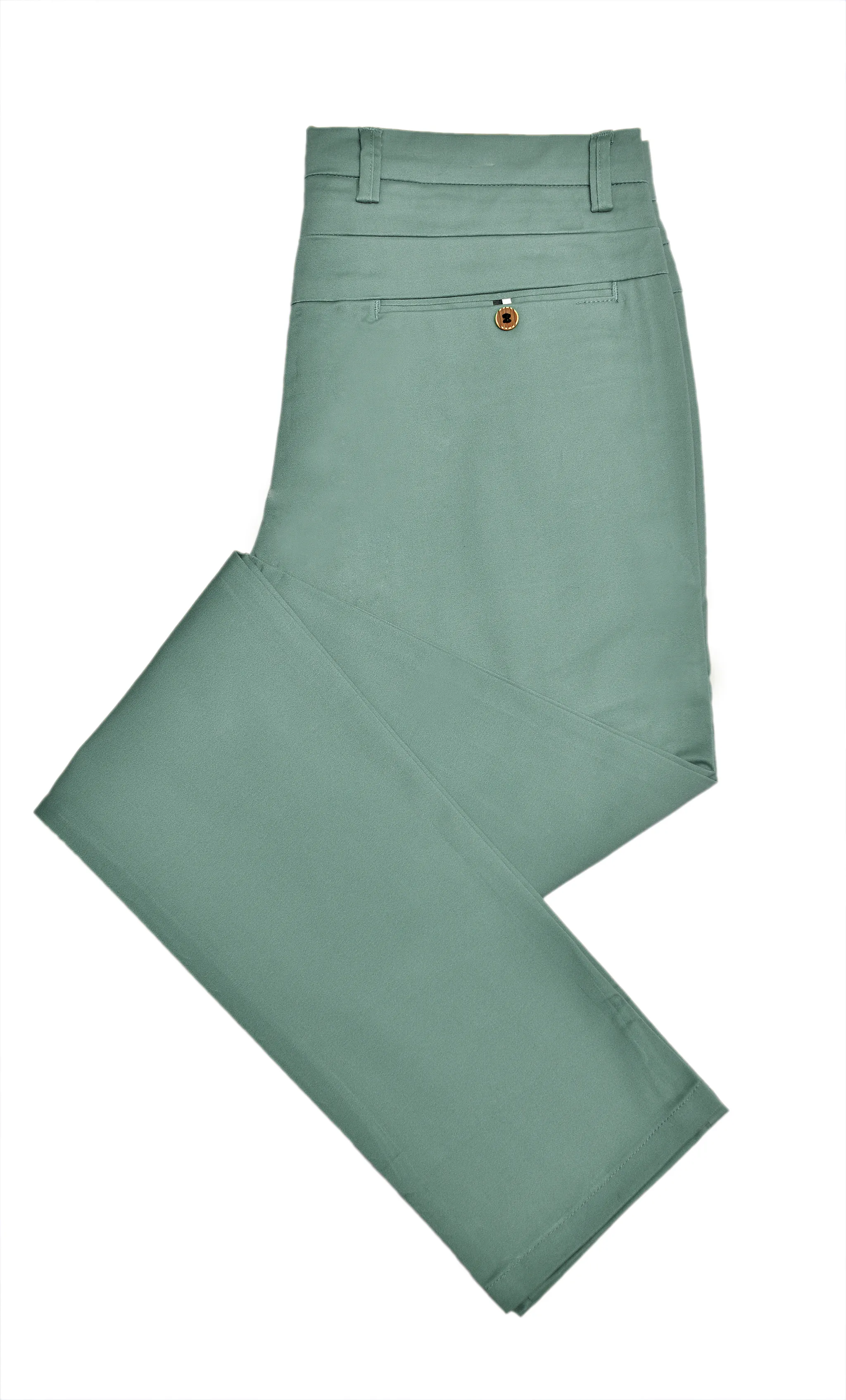 Laurel Green Cotton Chinos Pants