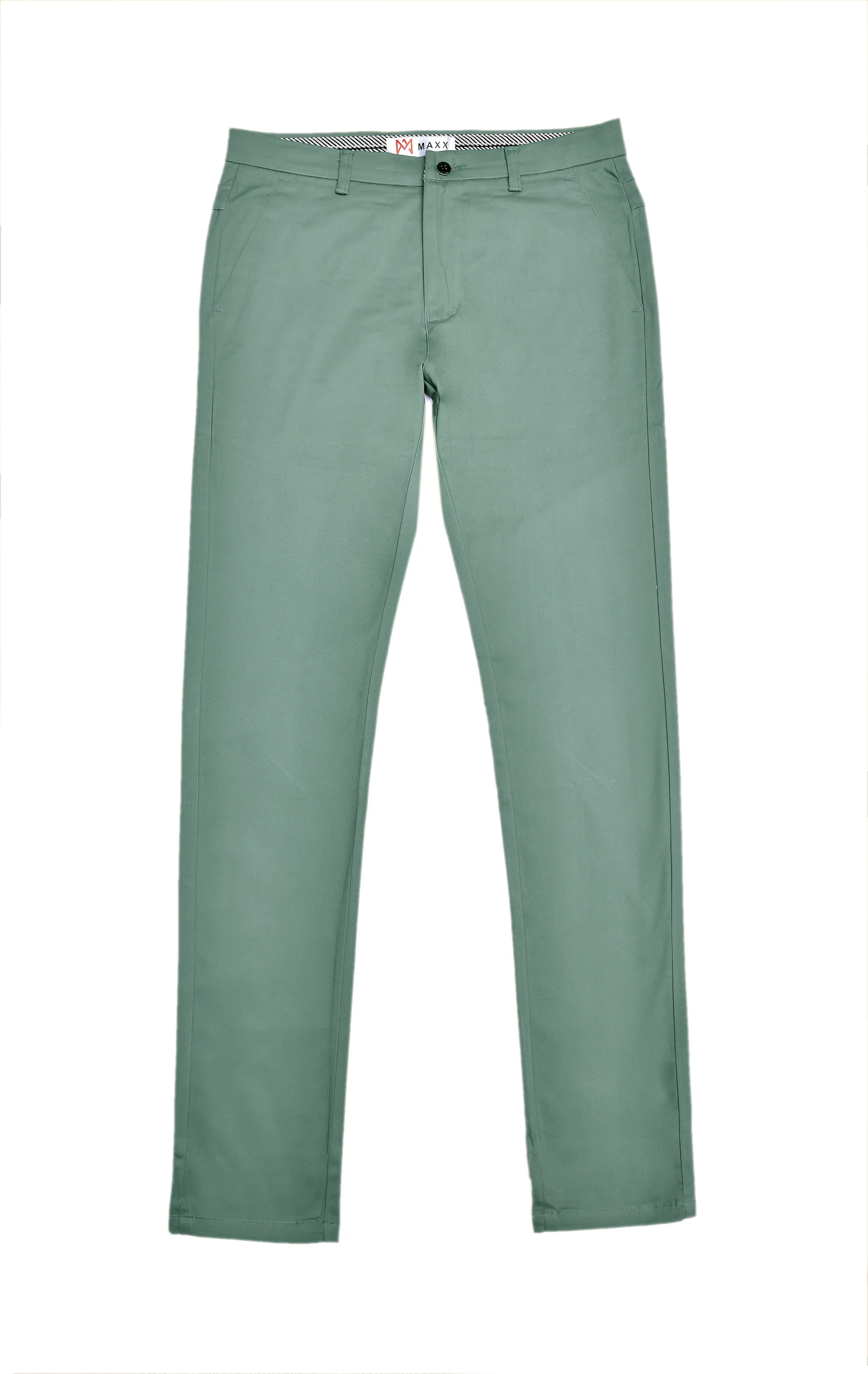 Laurel Green Cotton Chinos Pants