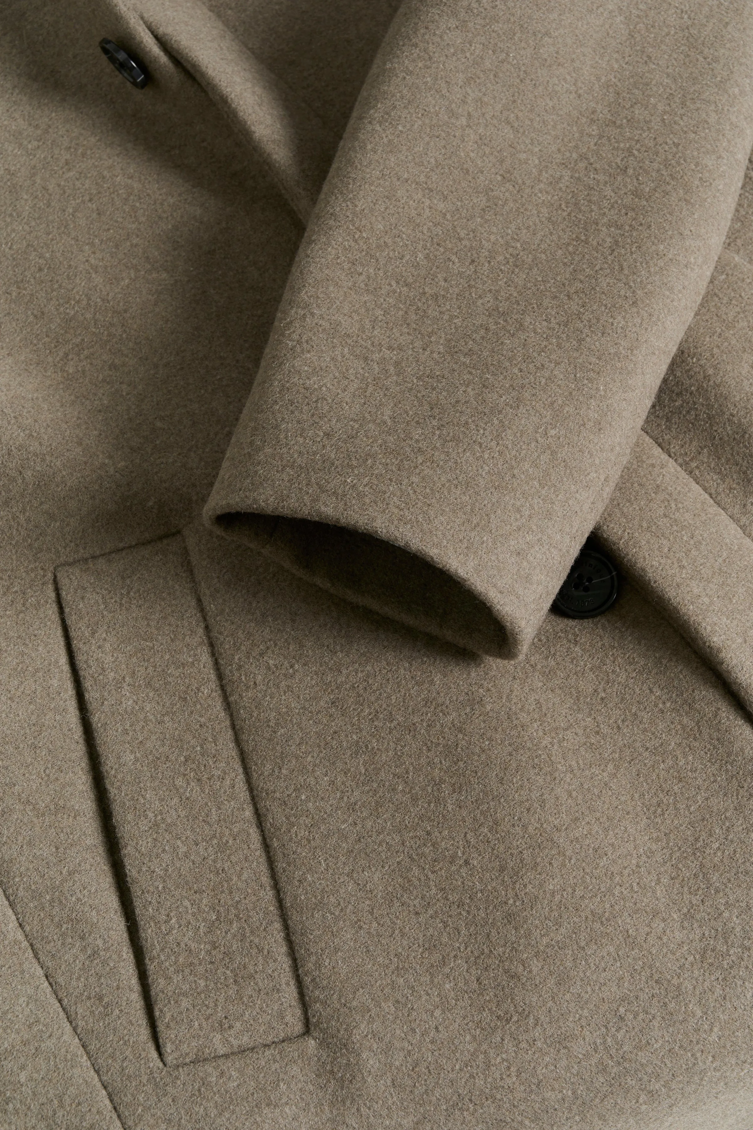 Matinique® Harvey N Classic Wool Coat/Morel - AW24 SALE