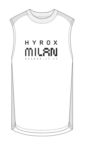 Milan Men's CITY PERFORMANCE TANK - white