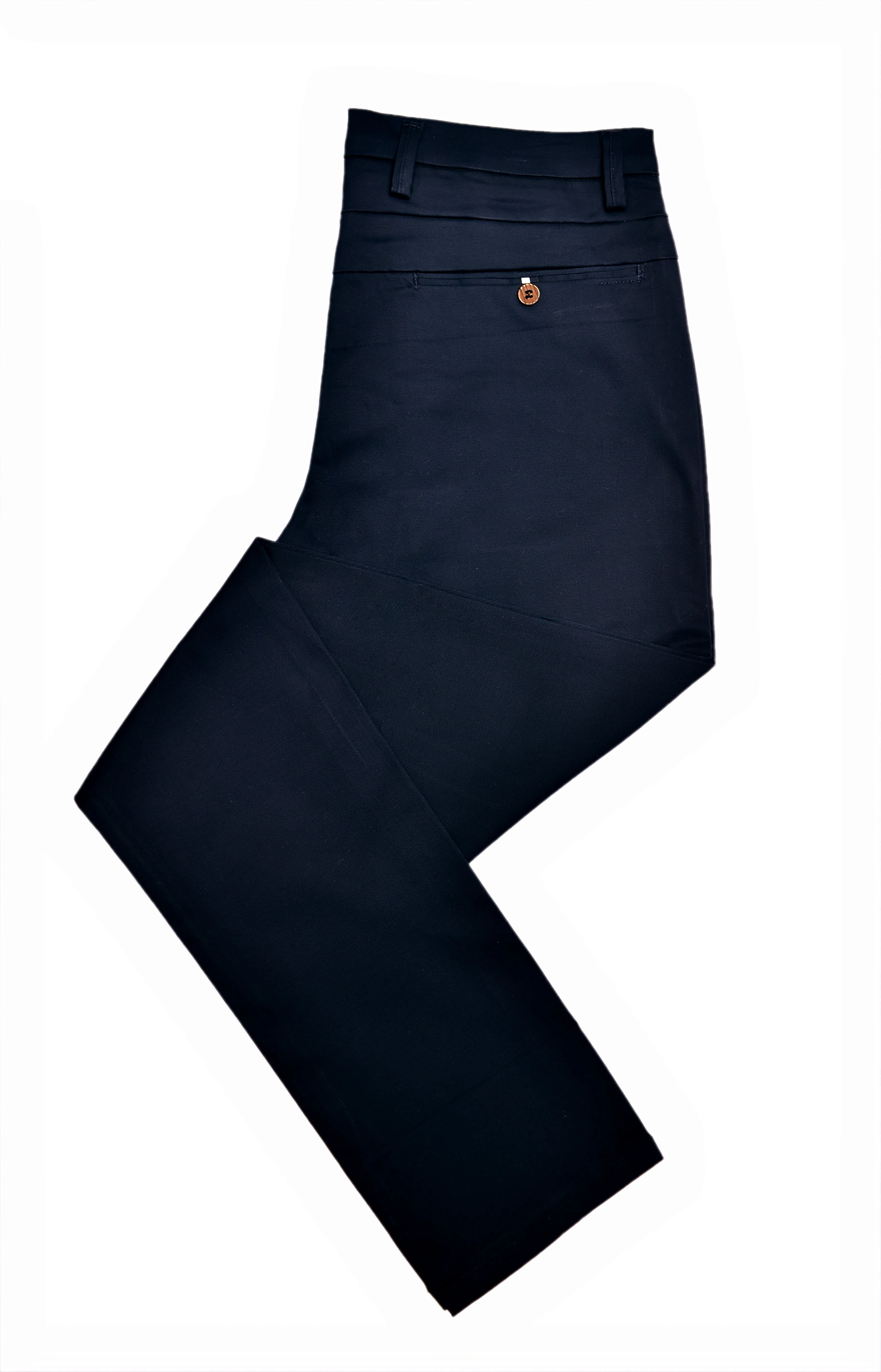 Navy Blue Cotton Chinos Pants